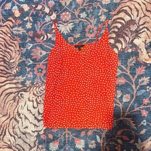 Banana Republic Red and White Women's Camisole